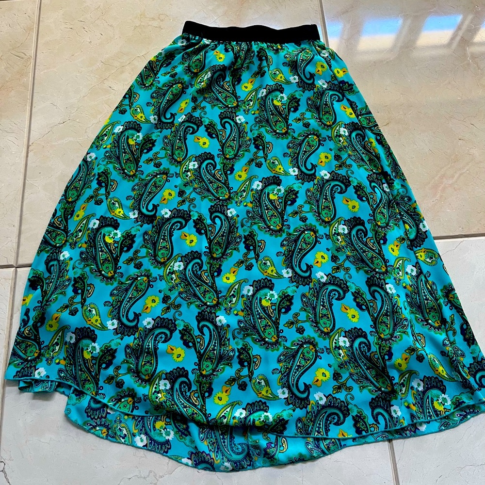 LulaRoe Paisley Print Maxi Skirt